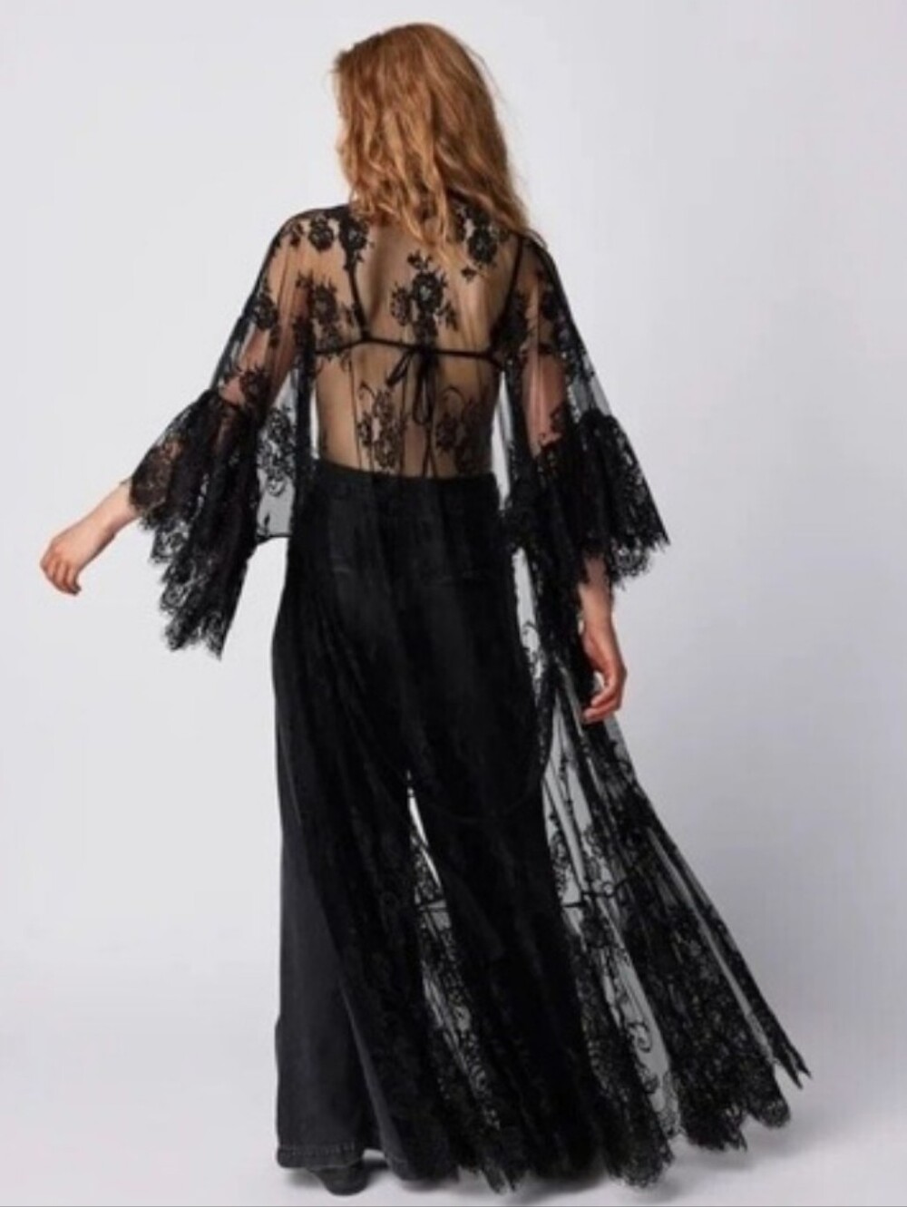 Free People X Muche Et Muchette Lace Kimono